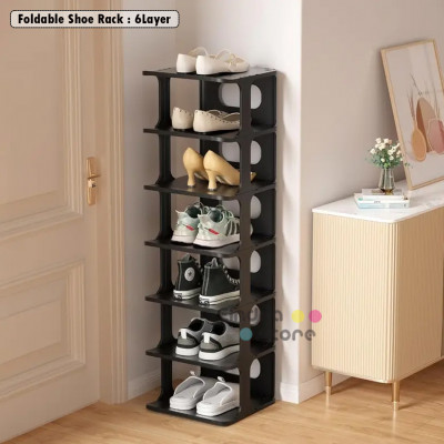 Foldable Shoe Rack : 6Layer